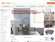 Tablet Screenshot of buykorea21.com